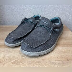 Hey Dude Wally Sox Men's Size 13 Slip On Shoes Charcoal Gray